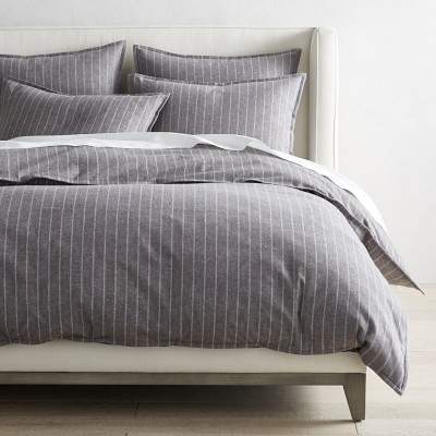 grey flannel duvet cover