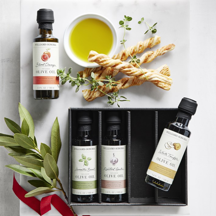 Williams Sonoma Infused Gourmet Olive Oil Gift Set Williams Sonoma
