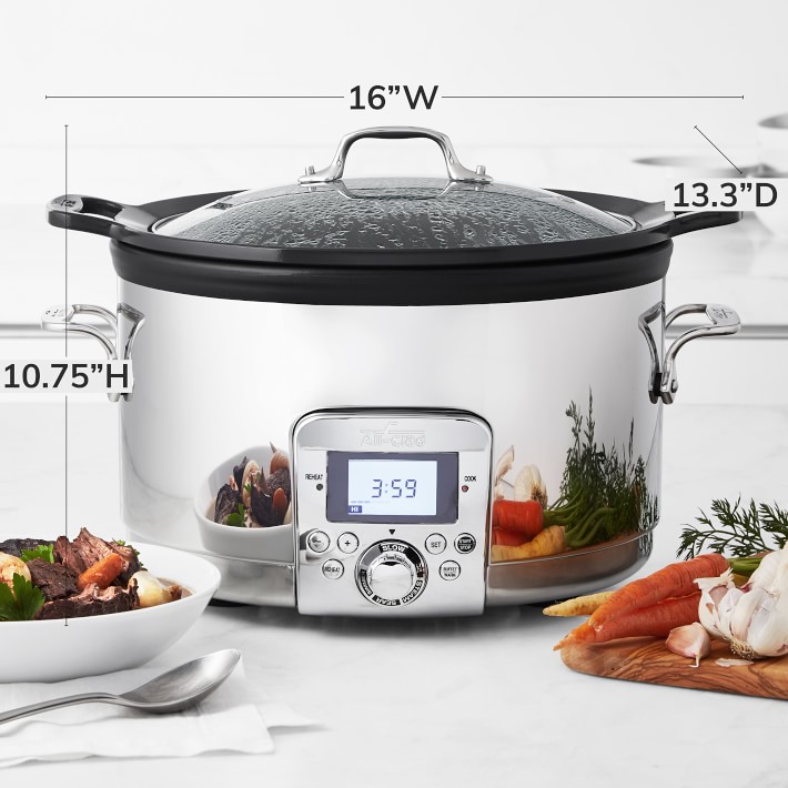 AllClad 5Qt. Gourmet Plus Electric Slow Cooker Williams Sonoma
