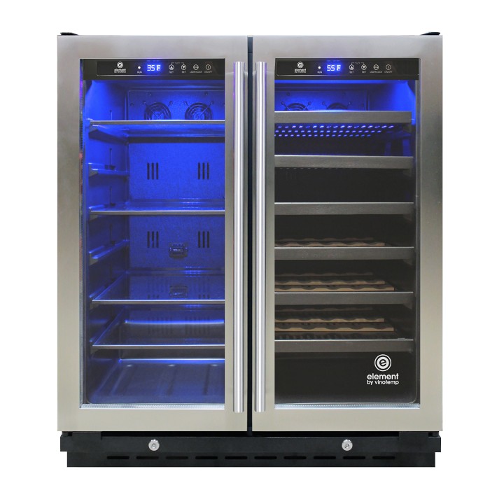 Vinotemp 30Inch Wine & Beverage Cooler Williams Sonoma