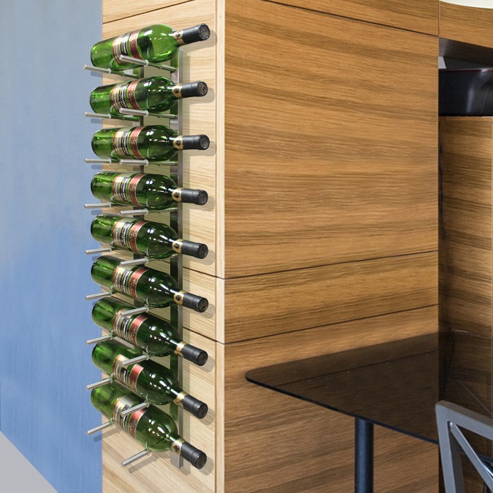 Peg Wine Rack Vinotemp 9-Bottle Modern Peg Wine Rack | Williams Sonoma