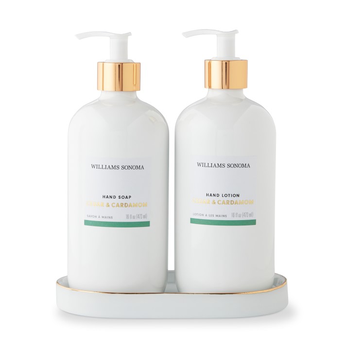 Home Fragrance 3-Piece Hand Soap & Lotion Set, Cedar & Cardamom ...