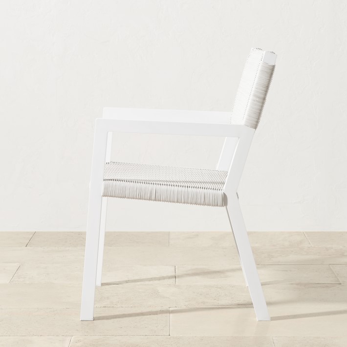 Larnaca Metal x AllWeather Weave Dining Armchair Patio Furniture