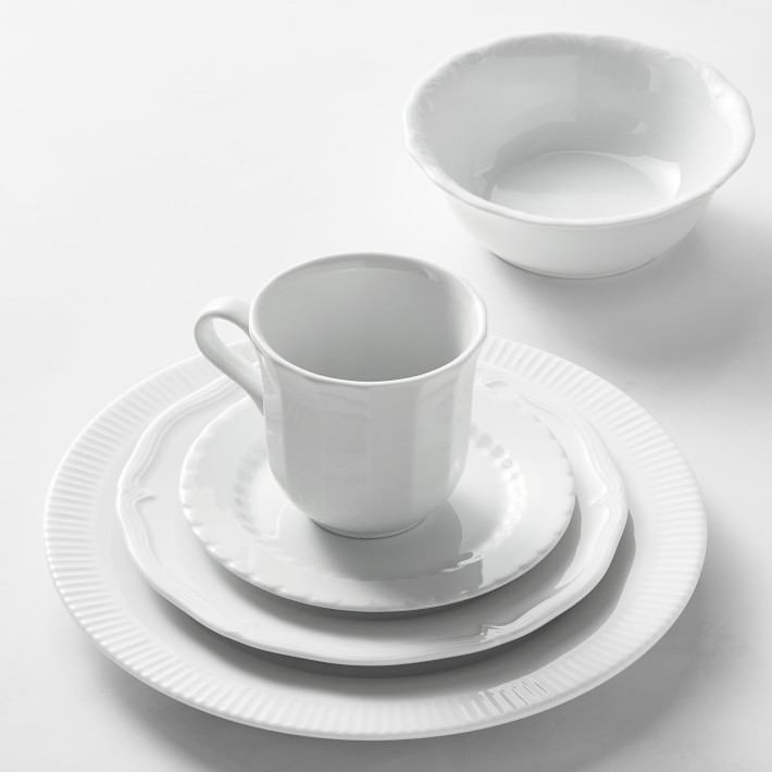 Pillivuyt Eclectique 5Piece Porcelain Dinnerware Set Williams Sonoma
