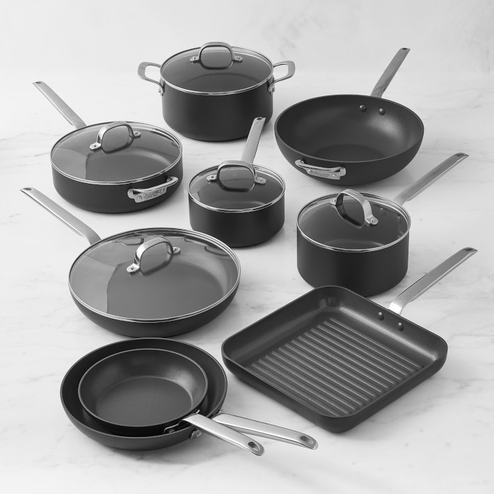 Williams Sonoma Professional Ceramic Nonstick Plus 14Piece Cookware Set Williams Sonoma