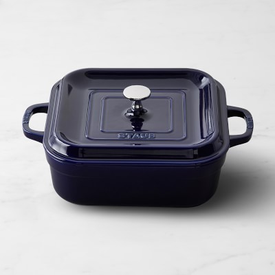 staub ceramic 9 x 9 square covered baking dish