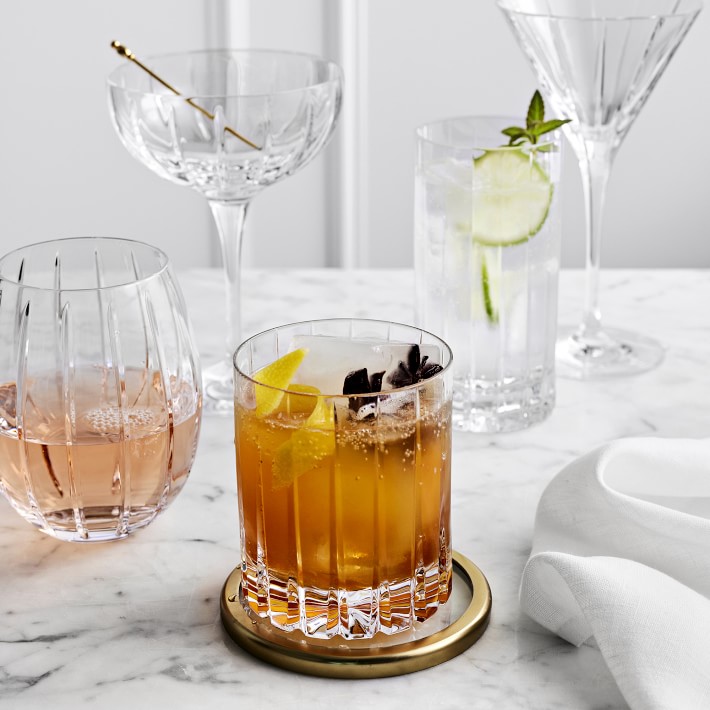 Dorset Crystal Double OldFashioned Glasses Williams Sonoma