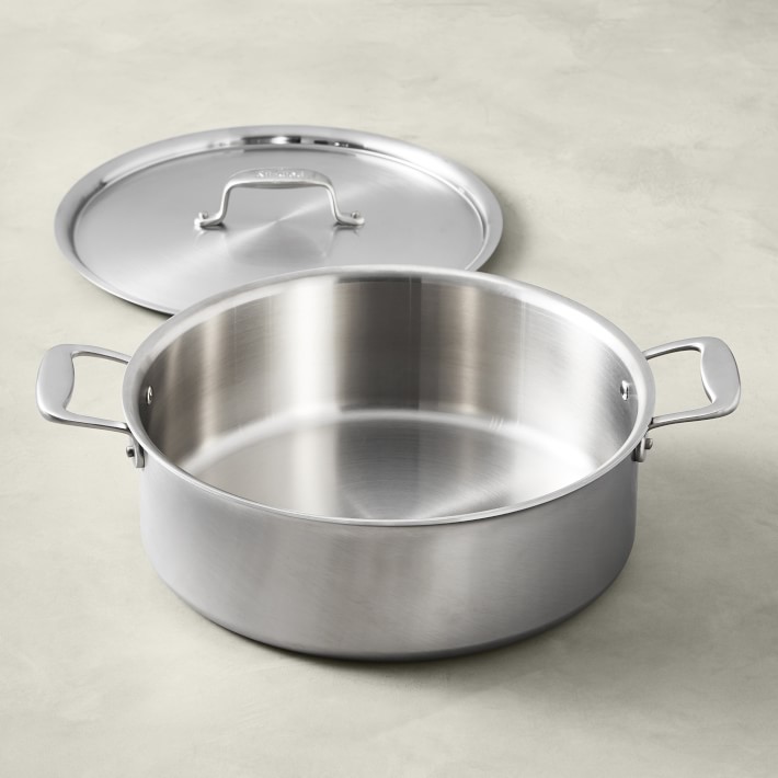 All-Clad Collective d3 Stainless-Steel 8-Qt. Rondeau Pot | Williams Sonoma