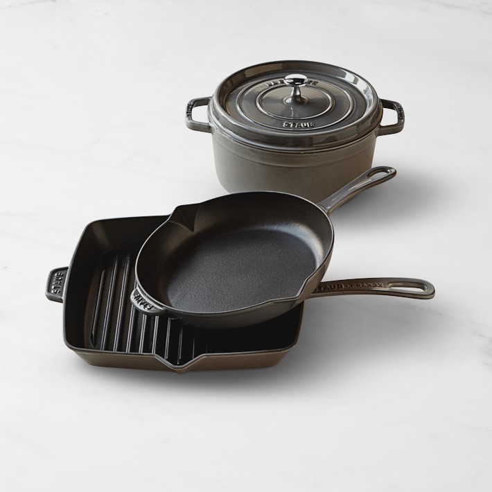 Staub Cast-Iron 4-Piece Cookware Set | Williams Sonoma