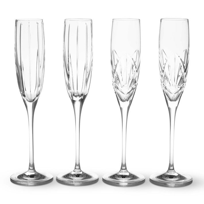 Mixed Dorset & Fiore Champagne Flutes, Set of 4 Williams Sonoma