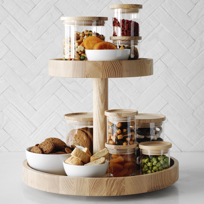 Hold Everything Two Tiered Lazy Susan | Williams Sonoma