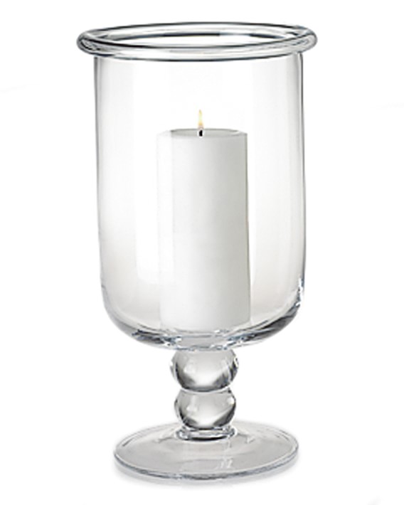 Williams Sonoma Classic Glass Hurricane Williams Sonoma