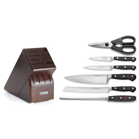 wusthof classic knife block set