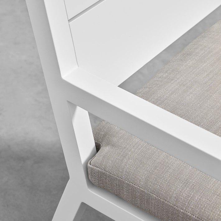 Larnaca Metal x AllWeather Weave Dining Armchair Patio Furniture