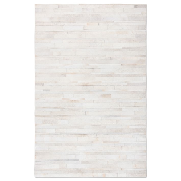 Arid Pieced Hide Rug Williams Sonoma