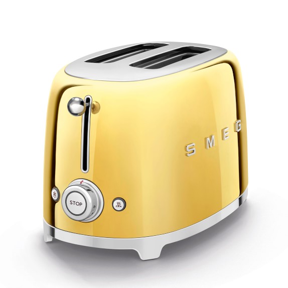 smeg yellow kettle and toaster