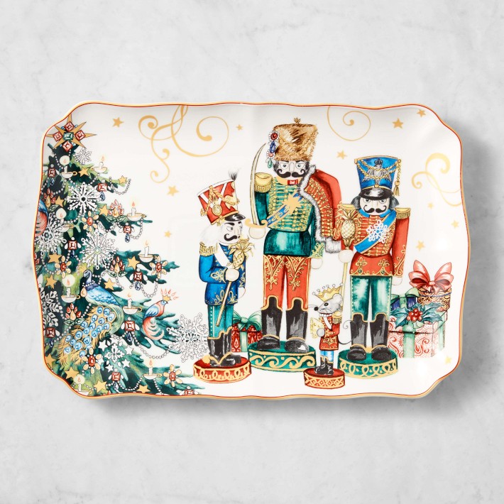 Nutcracker Rectangular Serving Platter Williams Sonoma