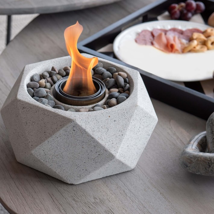 TerraFlame Geo Tabletop Fire Bowl | Williams Sonoma