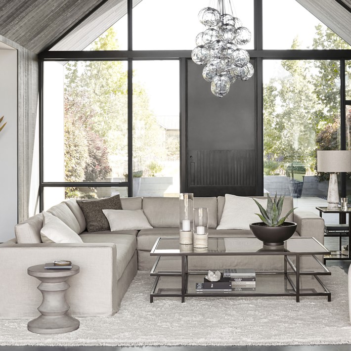 Berlin Glass Chandelier Williams Sonoma