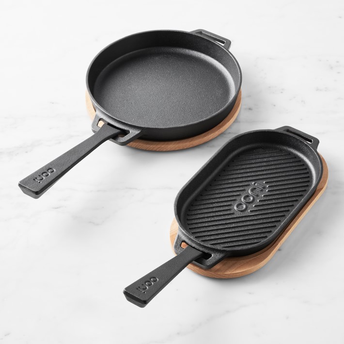 Ooni Cast Iron Grizzler Pan & Skillet Cookware Set Williams Sonoma