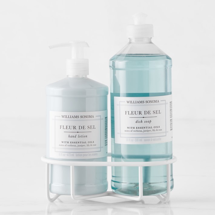 Williams Sonoma Fleur De Sel Lotion & Dish Soap Classic 3Piece Gift