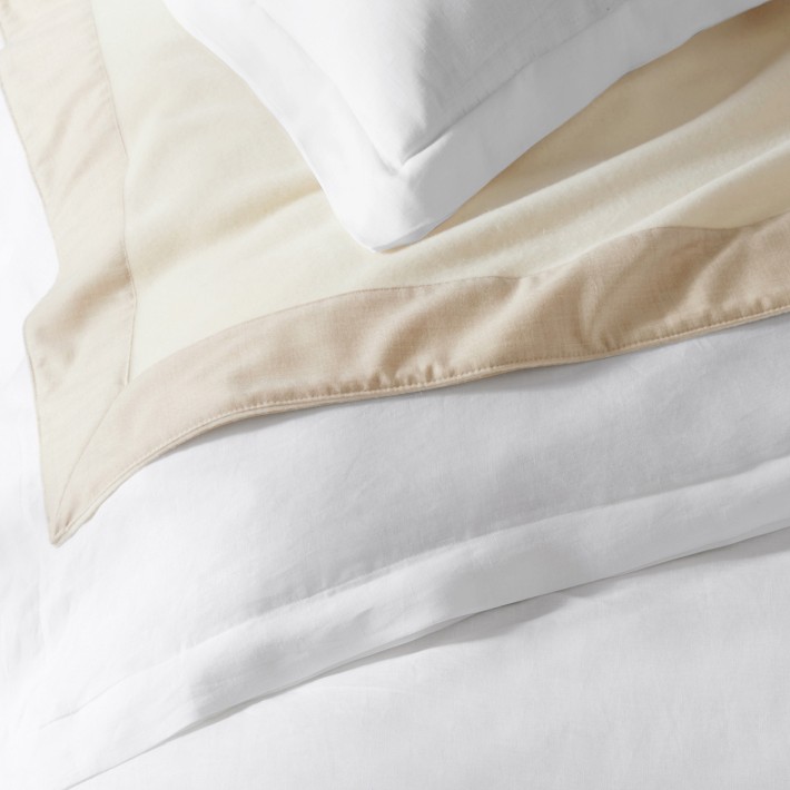 Chambers® Linen Sheet Set and Duvet Cover Bedding Bundle Williams Sonoma