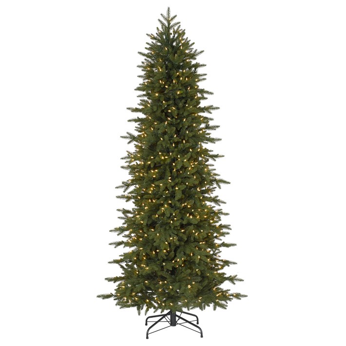 Real Feel™ Artificial Oregonian Slim Prelit Christmas Tree, 7.5'9