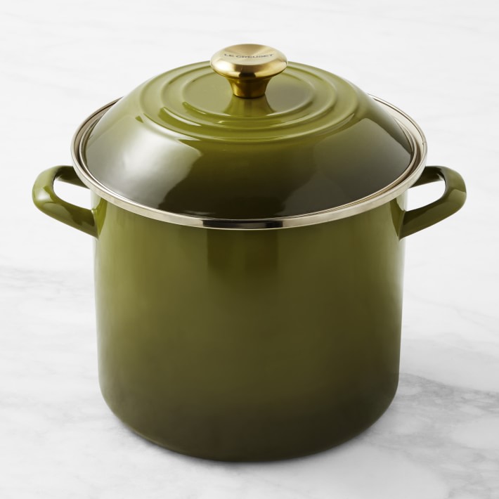 Le Creuset EnameledSteel Stock Pot Williams Sonoma