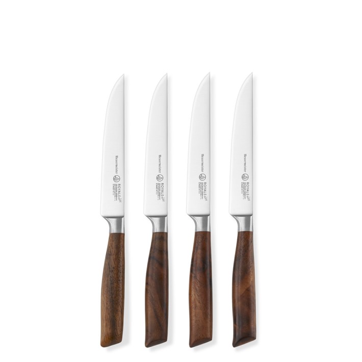 Royale Elite Walnut Steak Knives, Set of 4 | Williams Sonoma