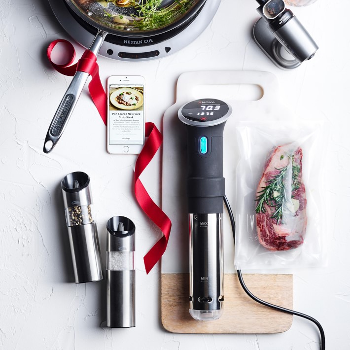 Trudeau Graviti Gunmetal Electric Salt & Pepper Grinder Set Williams