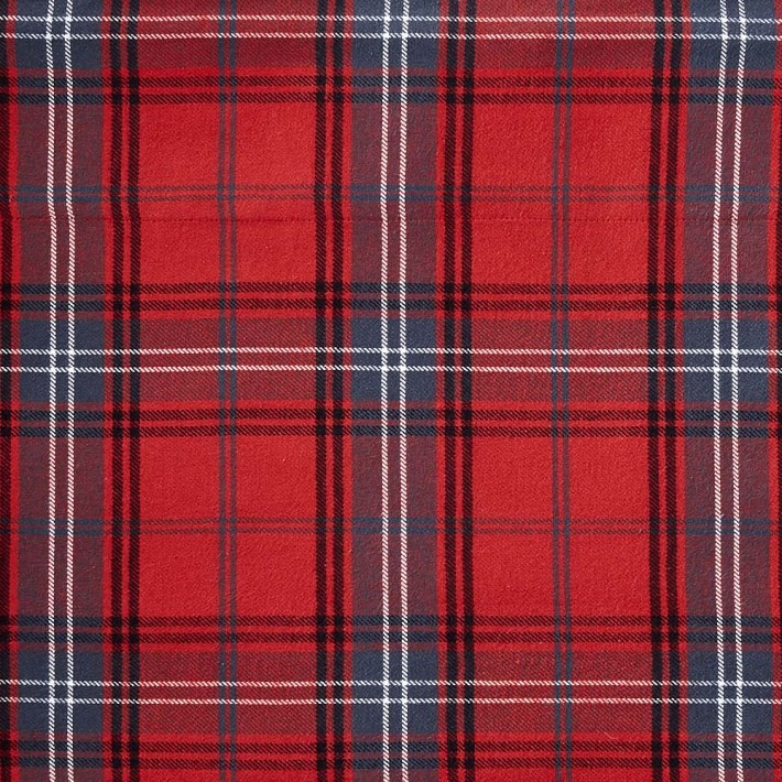 Red Tartan Sheet Set Williams Sonoma