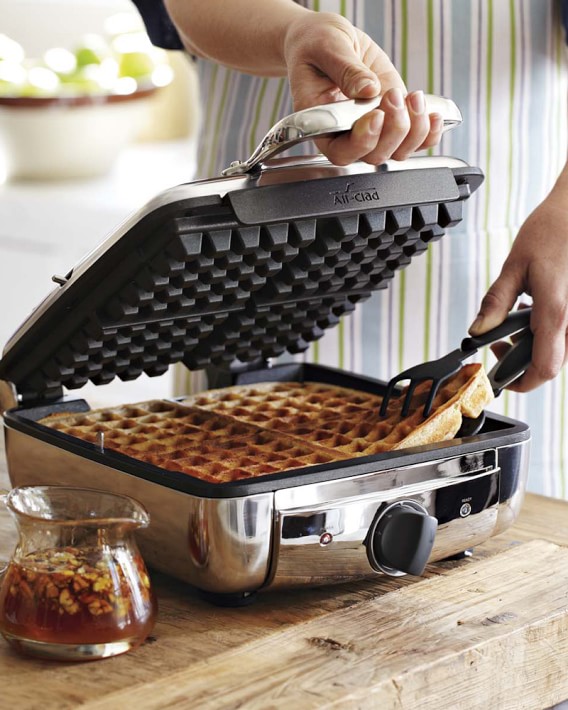 all clad 4 square waffle maker