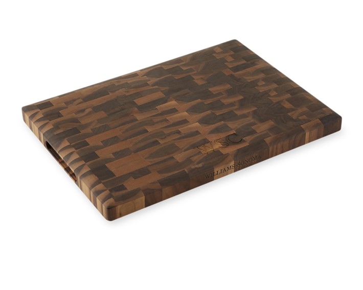 Williams Sonoma EndGrain Walnut Wood Cutting Board Williams Sonoma