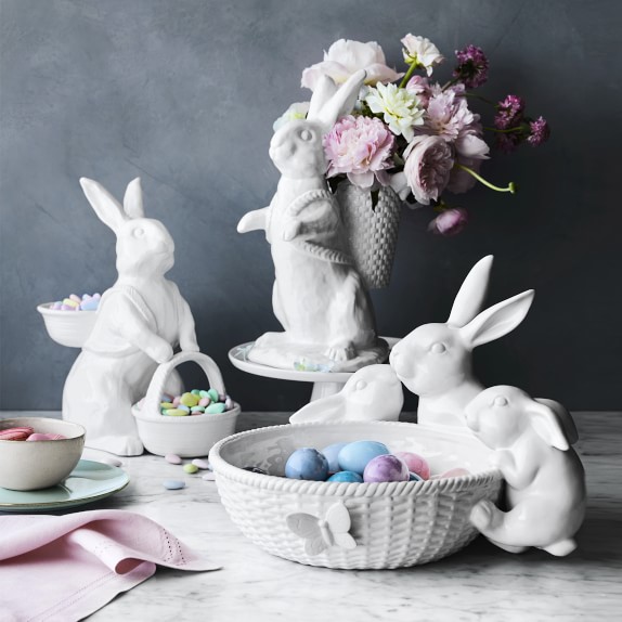 bunny ceramic bowl