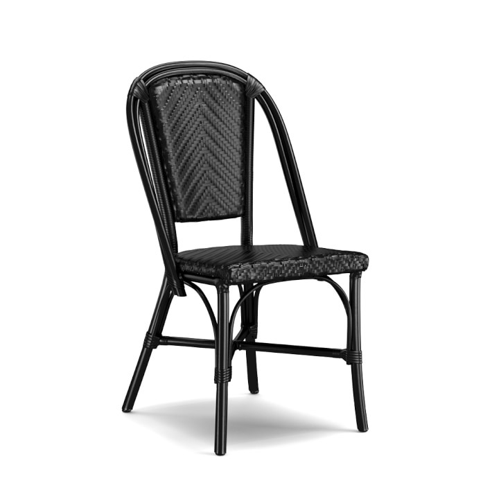 black parisian bistro chairs