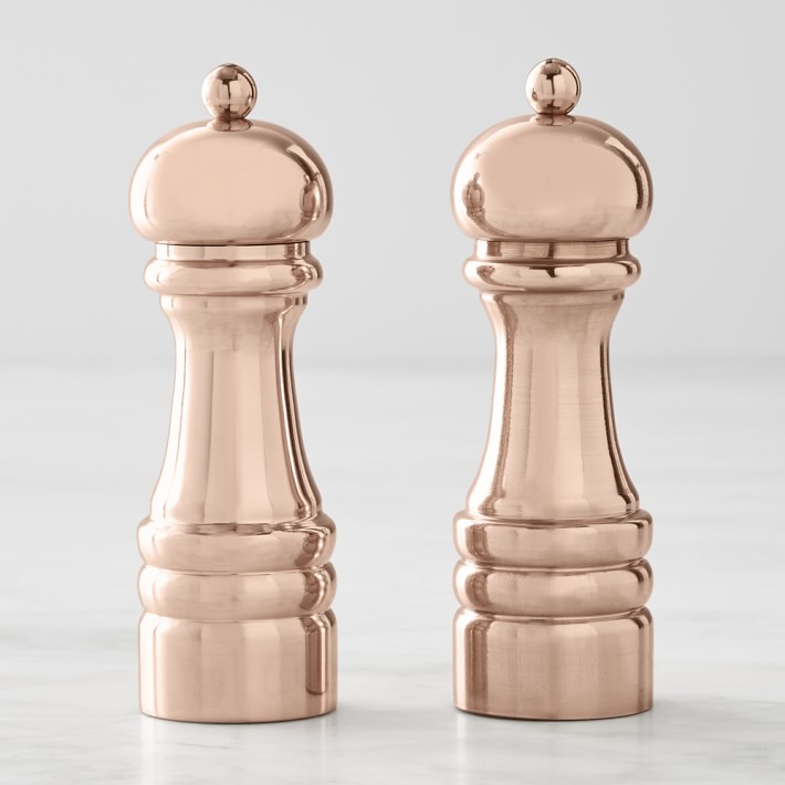 Williams Sonoma Salt & Pepper Mills, Copper Williams Sonoma CA