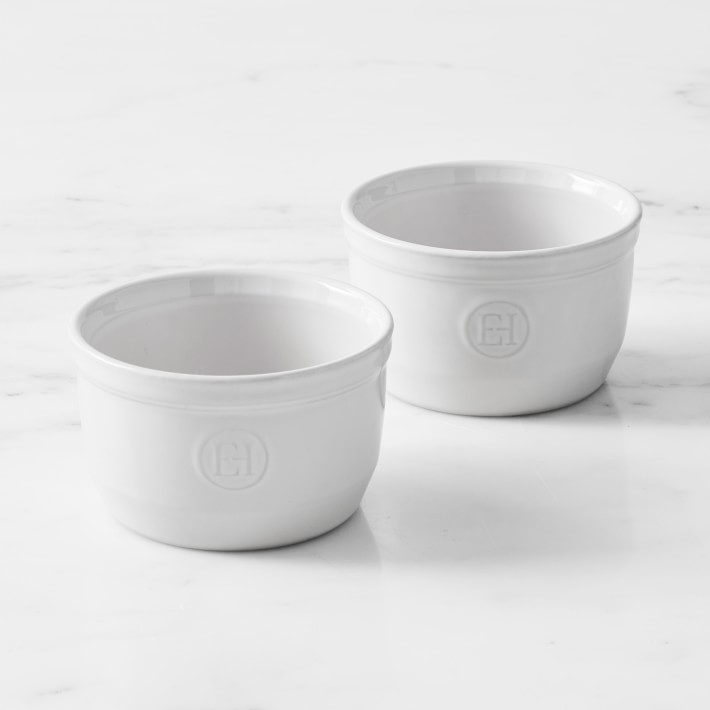 Emile Henry French Ceramic White Ramekins, Set of 2 Williams Sonoma