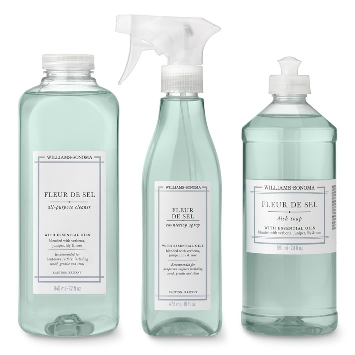 Williams Sonoma Fleur De Sel Cleaning Set Williams Sonoma