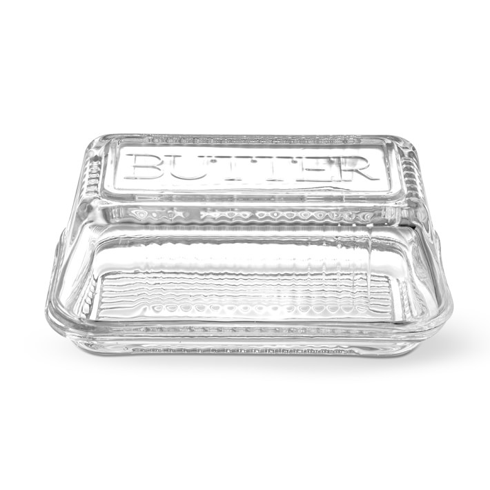 Bordeaux Glass Butter Dish Williams Sonoma
