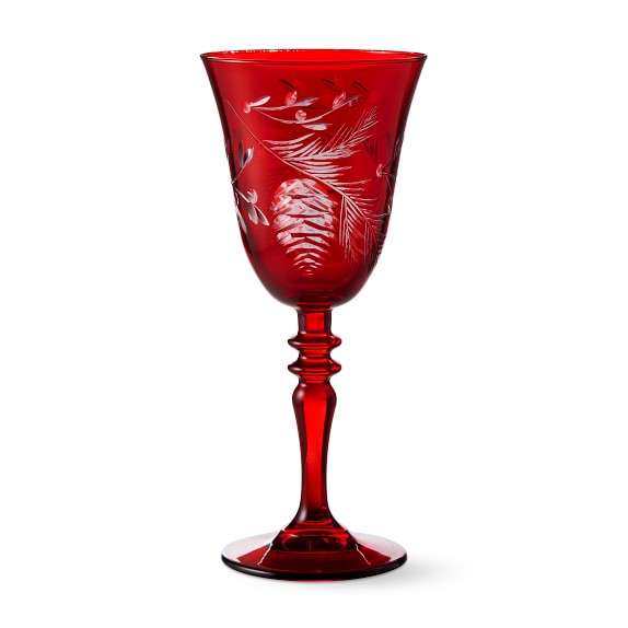 red christmas glasses