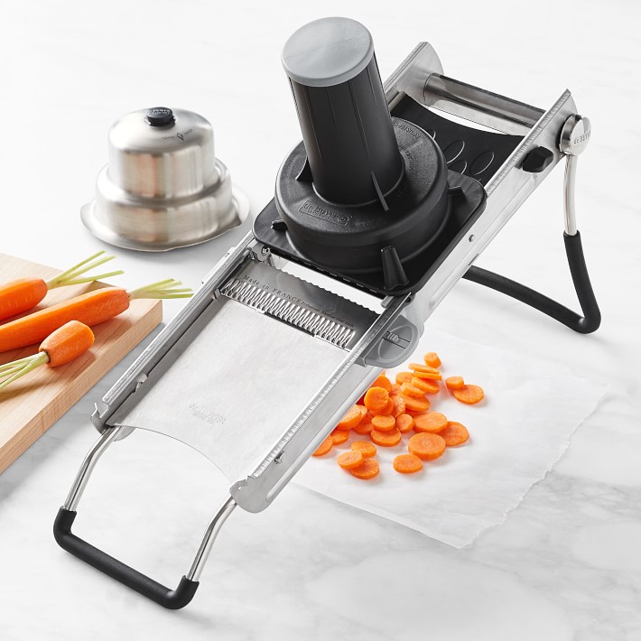 de Buyer Revolution Dicing Mandoline & Gravity Mandoline Accessory