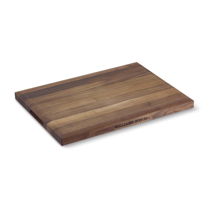 Williams Sonoma Rectangular Cutting & Carving Board with Feet, Walnut