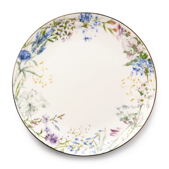 ceramic floral plates