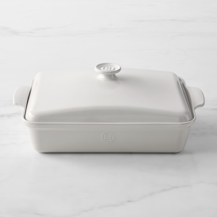 Emile Henry French Ceramic Rectangular Covered Baker Williams Sonoma