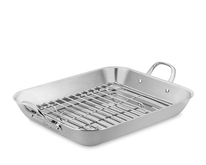 Williams Sonoma ThermoClad™ StainlessSteel Flared Roasting Pan with