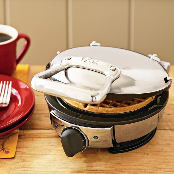 all clad classic round waffle maker