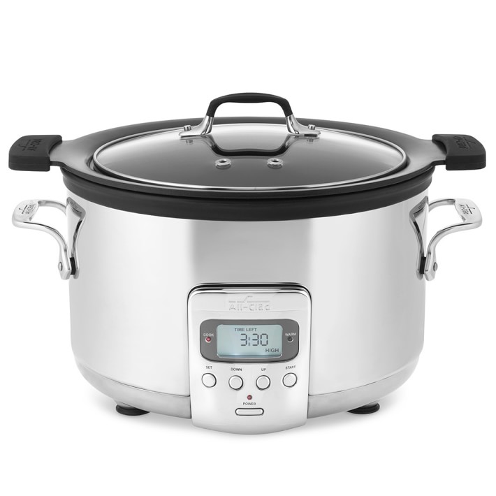 All-Clad Deluxe Slow Cooker with Cast-Aluminum Insert, 4-Qt. | Williams ...