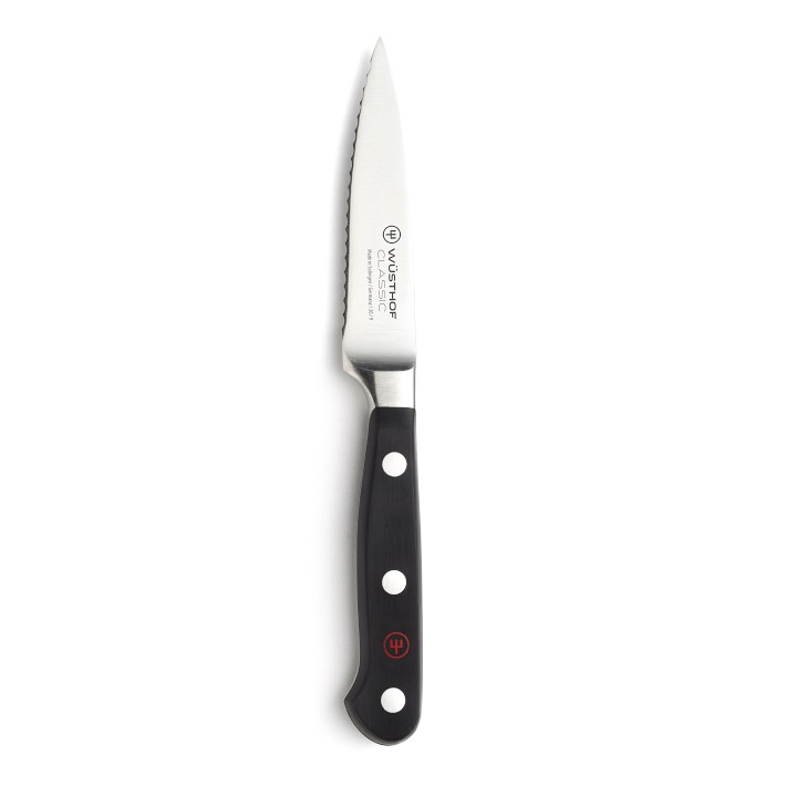 Wüsthof Classic Fully Serrated Paring Knife, 3 1/2"