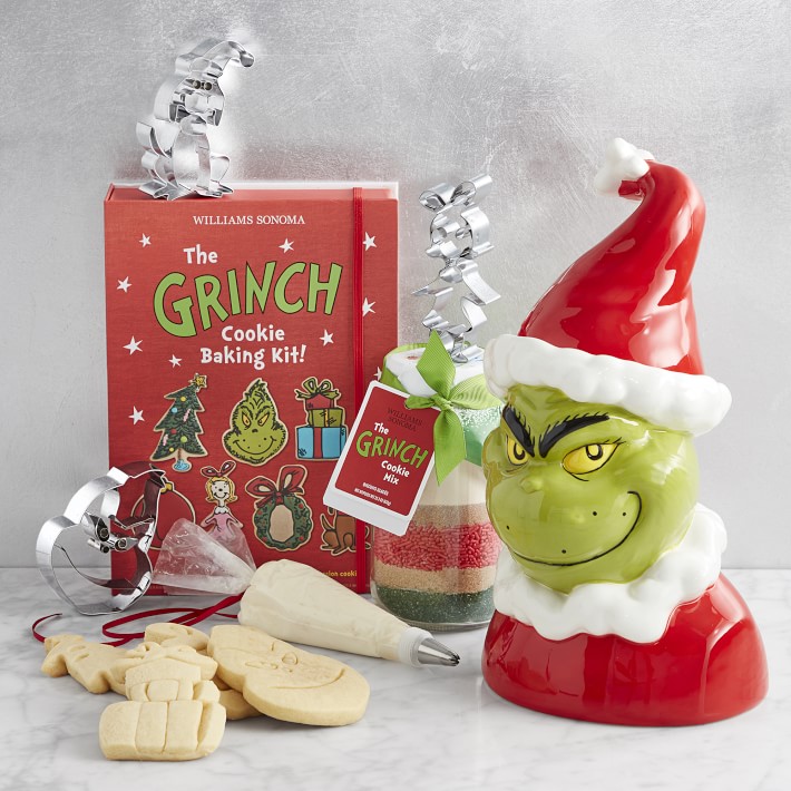 Grinch Cookie Jar Williams Sonoma CA Williams Sonoma
