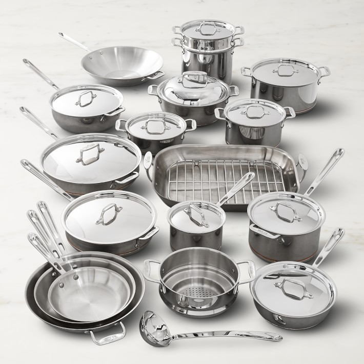 All-Clad Copper Core 30-Piece Cookware Set | Williams Sonoma